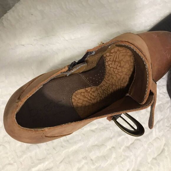 B.O.C Cognac Leather Booties Size 7.5 - Picture 9 of 12